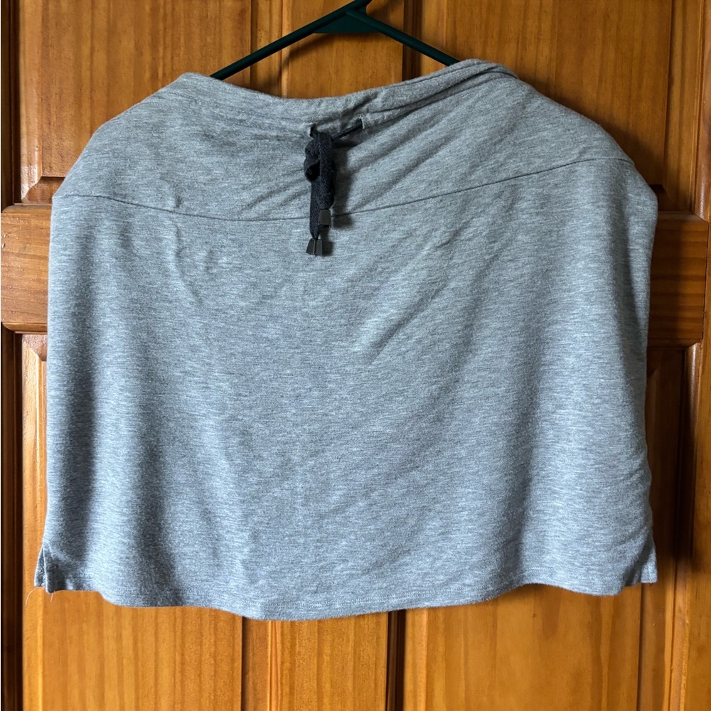 Gray Casual Skirt